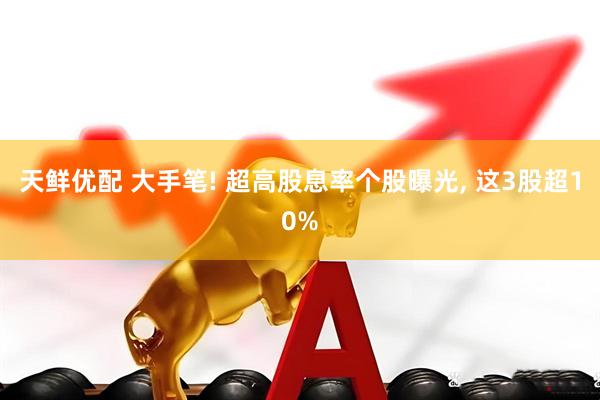 天鲜优配 大手笔! 超高股息率个股曝光, 这3股超10%