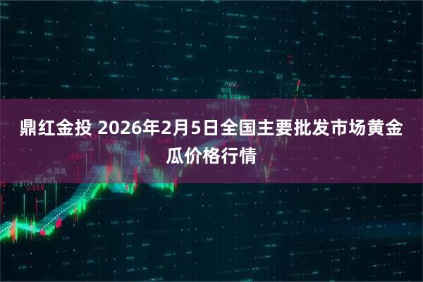 鼎红金投 2026年2月5日全国主要批发市场黄金瓜价格行情