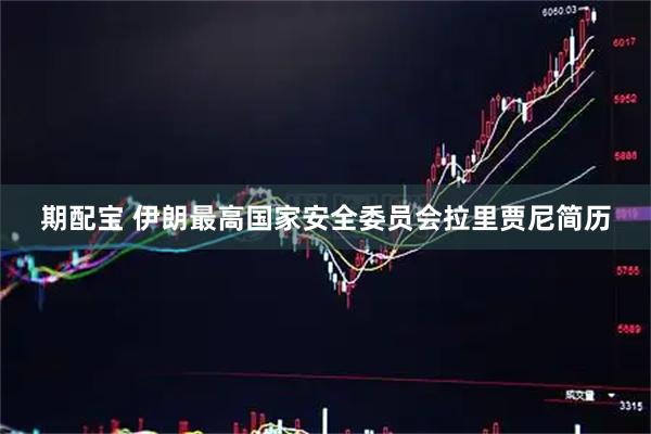 期配宝 伊朗最高国家安全委员会拉里贾尼简历