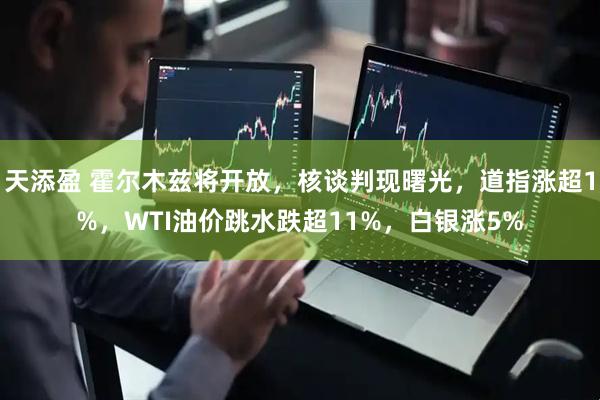 天添盈 霍尔木兹将开放，核谈判现曙光，道指涨超1%，WTI油价跳水跌超11%，白银涨5%