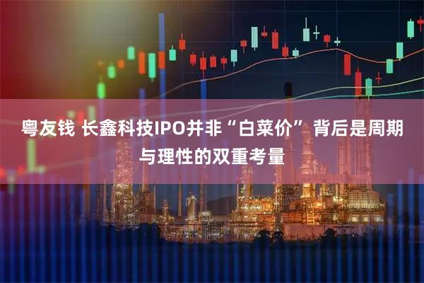 粤友钱 长鑫科技IPO并非“白菜价” 背后是周期与理性的双重考量